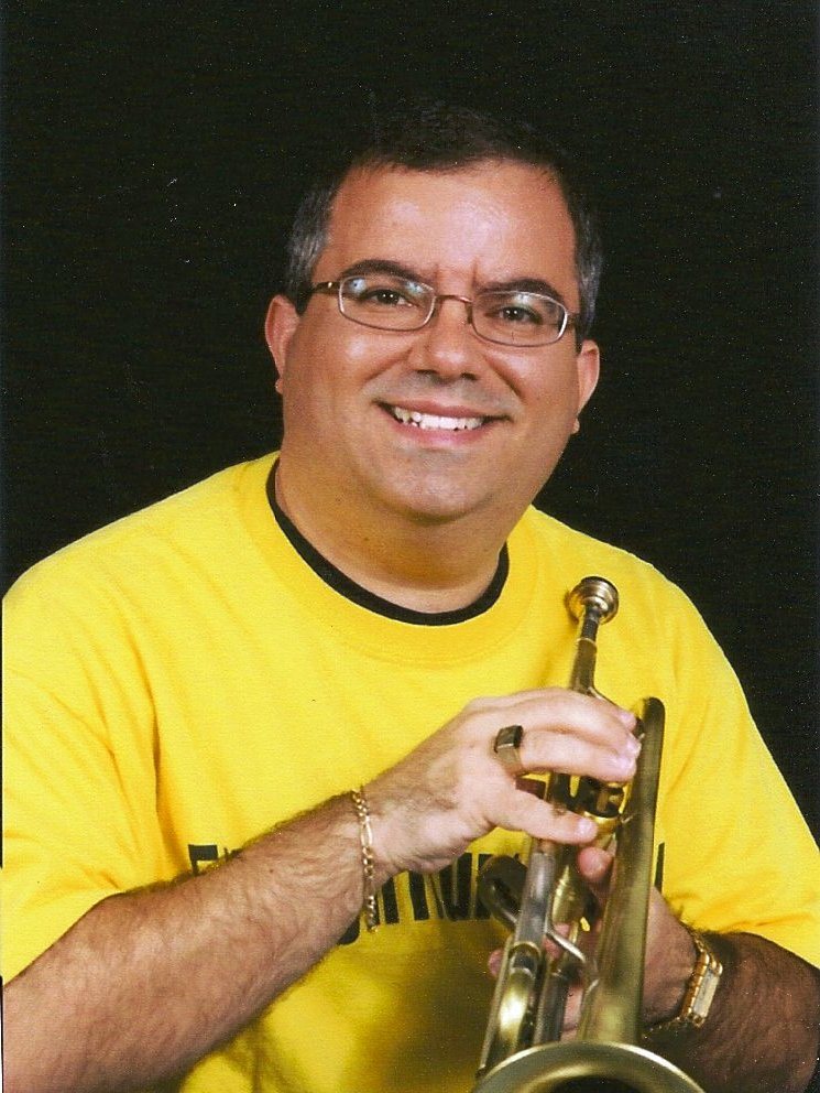 Portrait in the 5 Foot High Trumpet Guy shirt